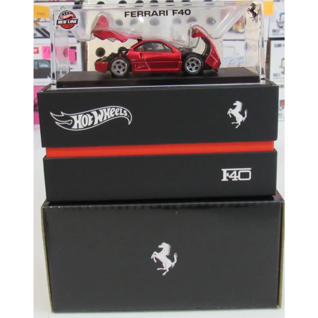 Hot Wheels 2026 Rlc Ferrari F40 Red Acrylic Case es In-hand Ships Fast