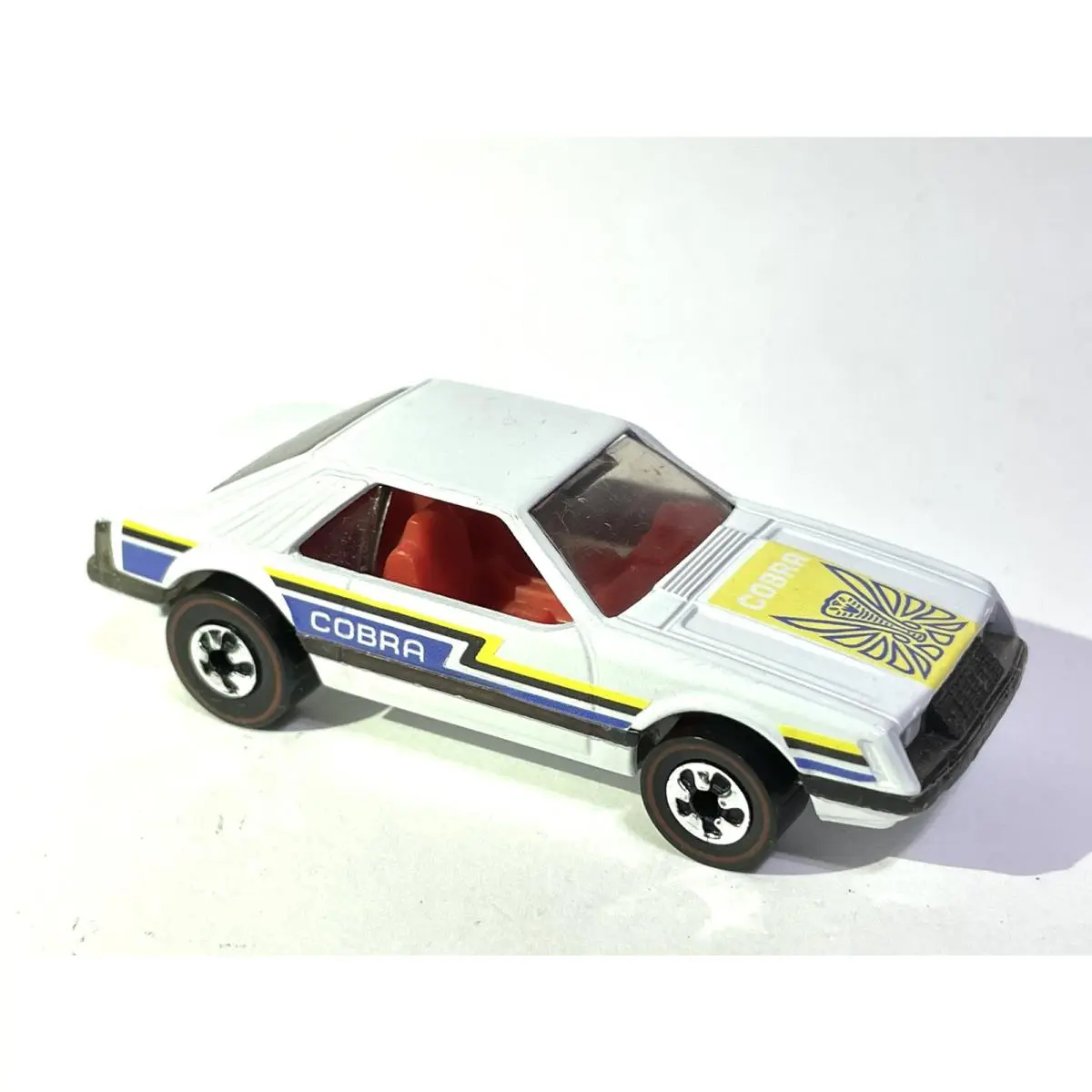 Custom Made 1979 Hot Wheels Turbo Mustang Cobra Redline Race White Mint