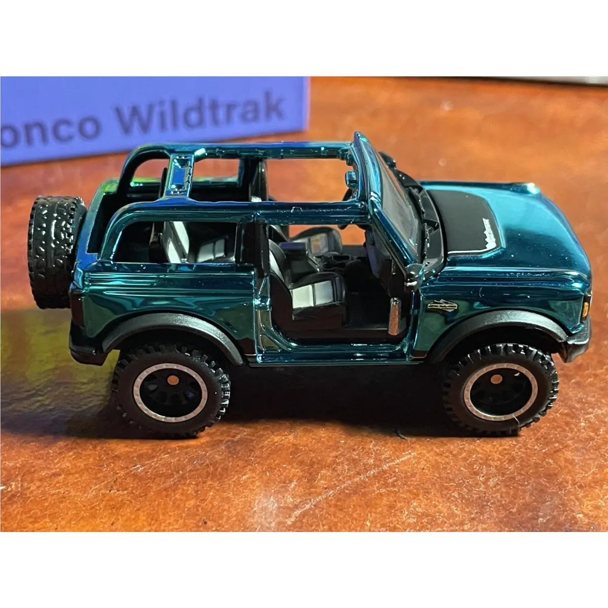 2022 Hot Wheels Red Line Club 2021 Blue Ford Bronco Wildtrak Pickup Truck Rlc