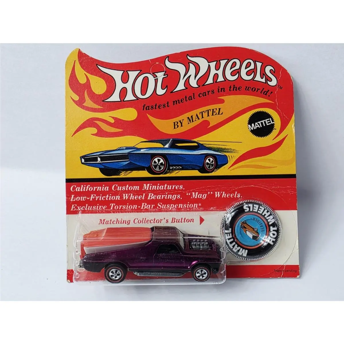 Hot Wheels Redline Seasider Magenta Very Clean Card Very Nice TN35