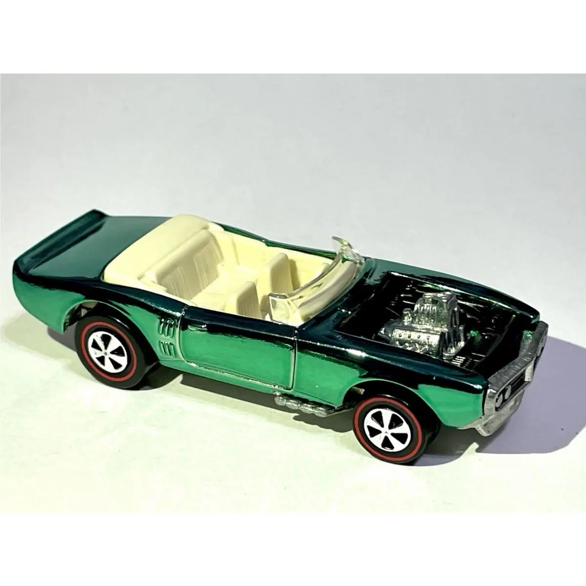 Hot Wheels Custom Made Light MY Firebird Fire Redline Spectraflame Green