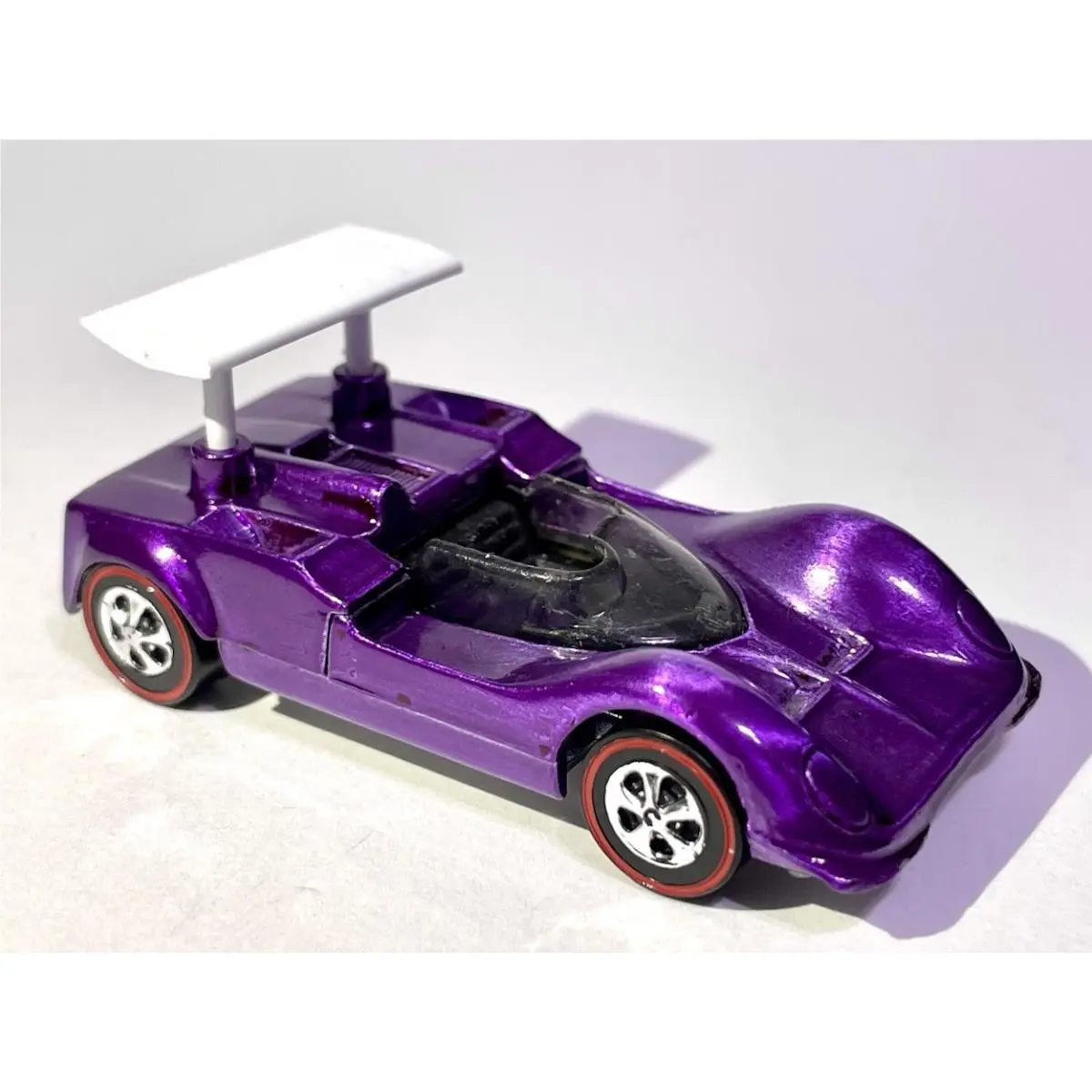 Restored 1968 Hot Wheels Chaparral 2G Redline Spectraflame Purple