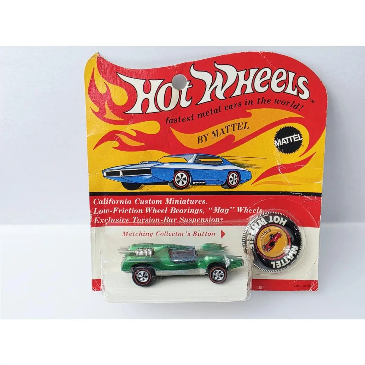 Hot Wheels Redline Mantis Hk Green Very Nice