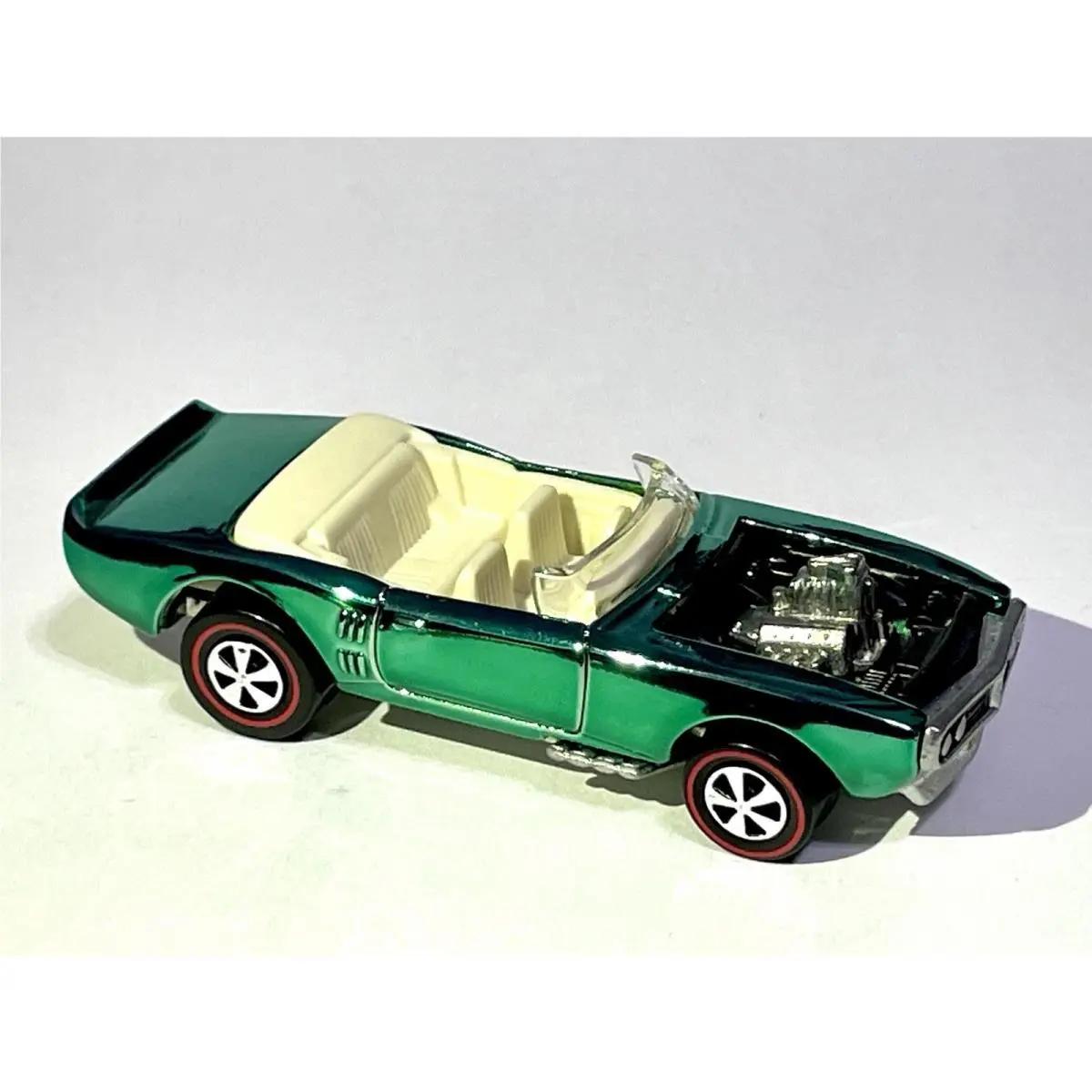 Hot Wheels Custom Made Light MY Firebird Fire Redline Spectraflame Green