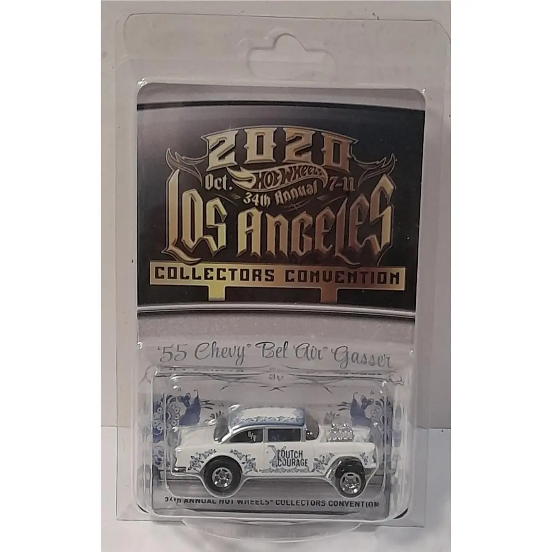 2020 Hot Wheels 34th LA Convention Dinner 55 Chevy Bel Air Gasser 2372/5500