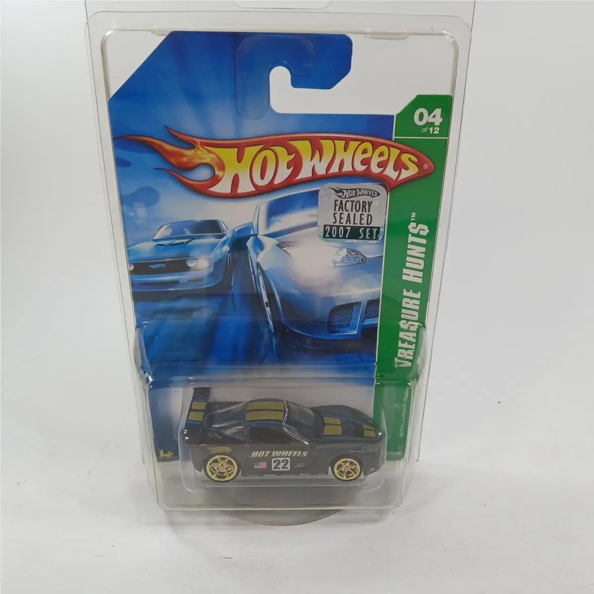 2007 Hot Wheels Super Treasure Hunt$ Corvette C6R Set Sticker