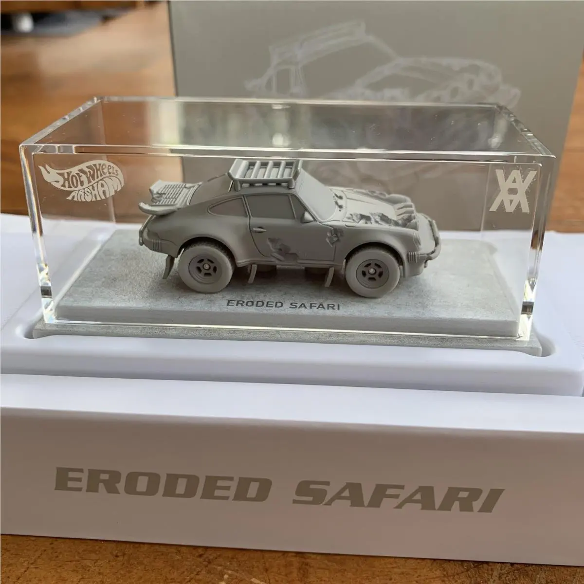Hot Wheels x Daniel Arsham Eroded Porsche Safari Mattel Creations 1986 911 Turbo
