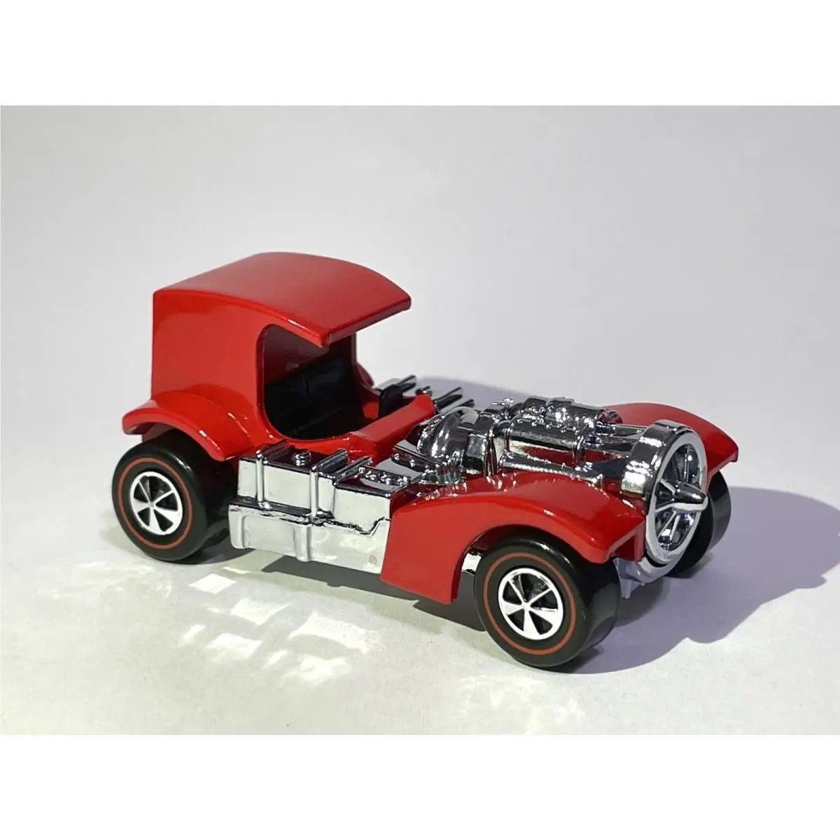 Custom Made Hot Wheels Redline Superfine Turbine Gloss Red ‼