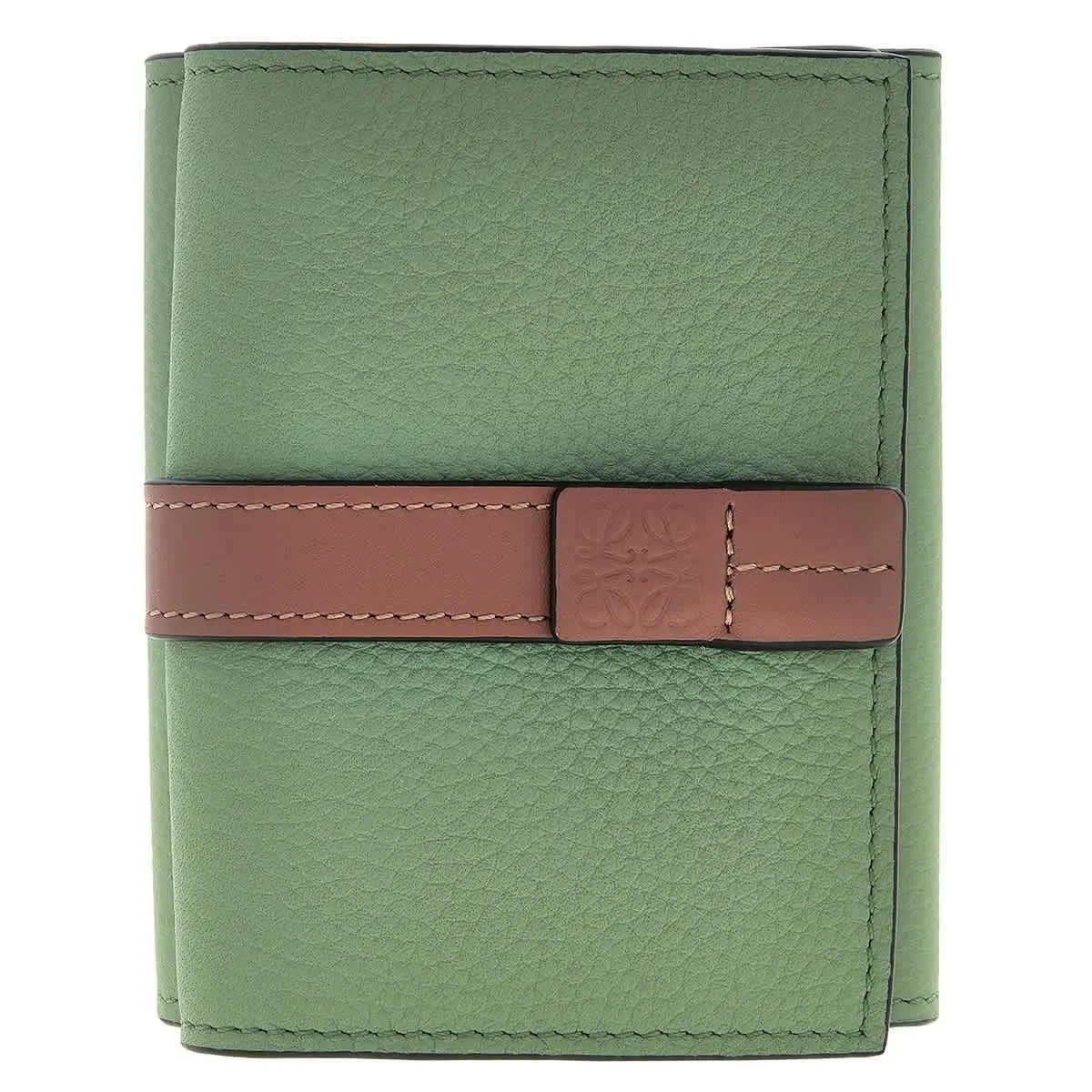 Loewe Embossed Anagram Trifold Calfskin Wallet C660TR2X03.6465
