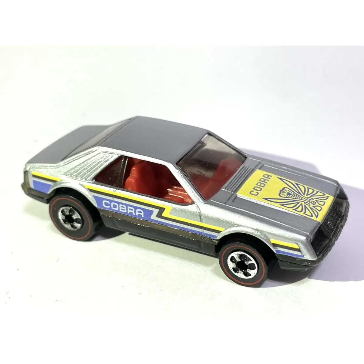 Custom Made Redline Vintage 1979 Hot Wheels Turbo Mustang Cobra Silver