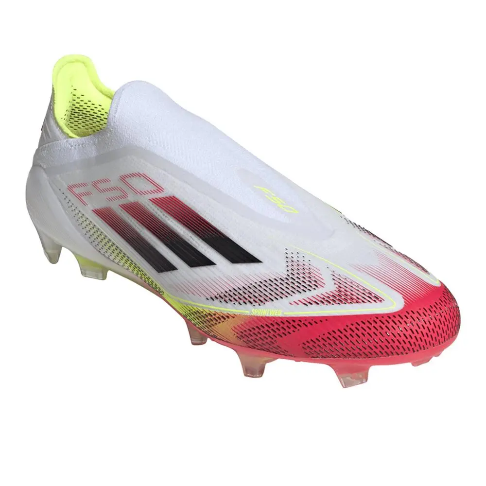 Adidas shoes - adidas F50 Elite Laceless Firm Ground Soccer Cleats - IE1214 - White (UPC: 197615555732) 0
