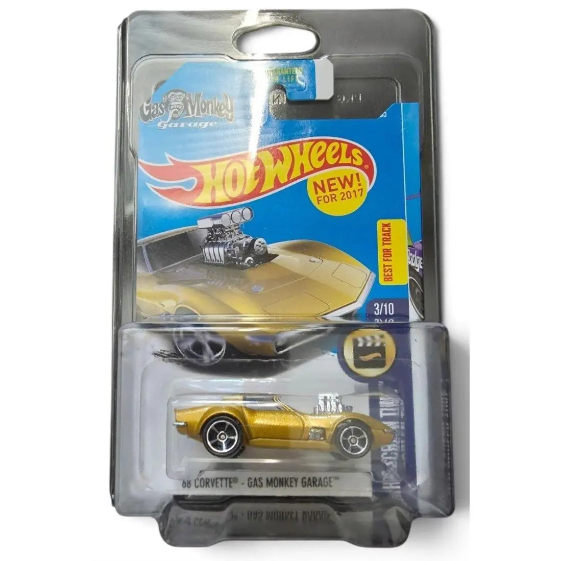Hot Wheels Gas Monkey Garage Gold Corvette Packaging Error