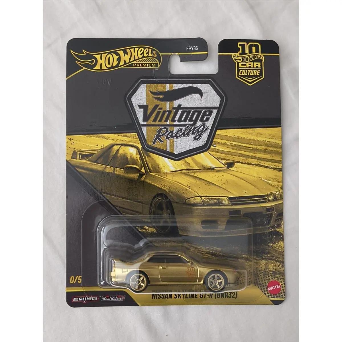 Hot Wheels Car Culture Vintage Racing Nissan Skyline Gtr BNR32 FPY86-961T Chase