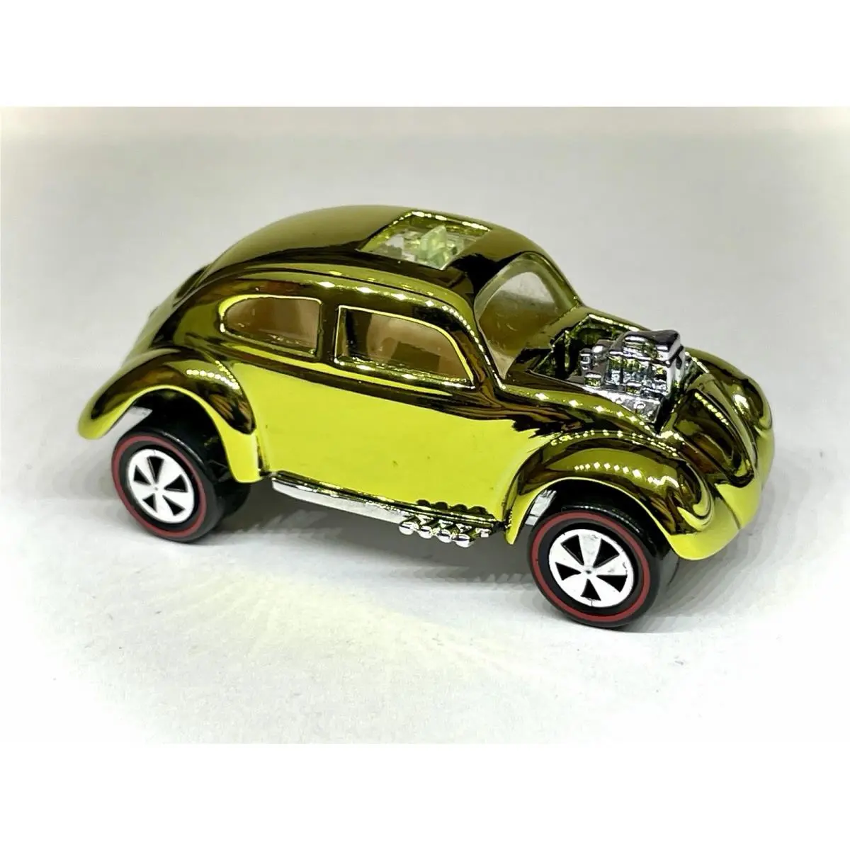 Hot Wheels Custom Volkswagen Beetle Bug Custom Made VW Spectraflame Redline