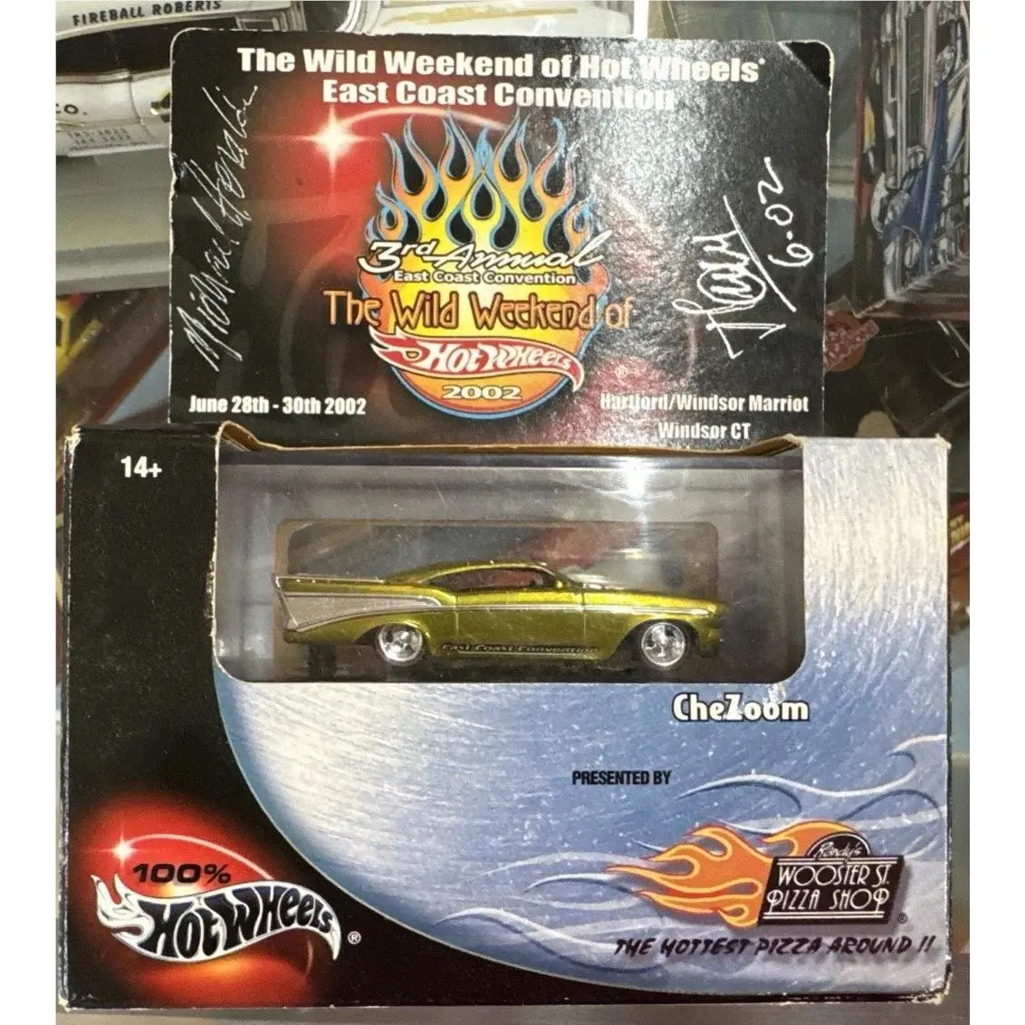 Hot Wheels Cheezoom Wild Weekend 2002 East Coast Convention 1:64 Signed
