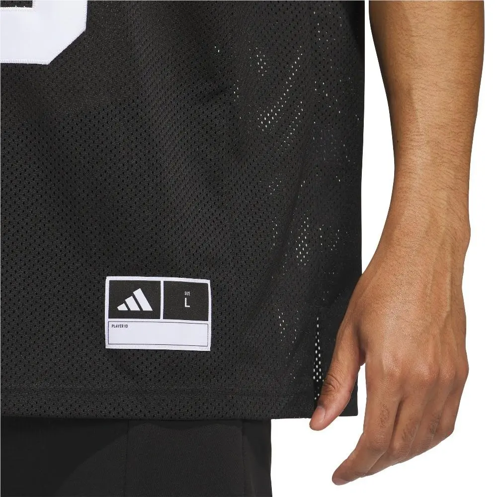 Adidas clothing - adidas Branded Icon Jersey - Branded Icon Jersey - SB1158-KQ6639 - Black (UPC: 198332205368) 4