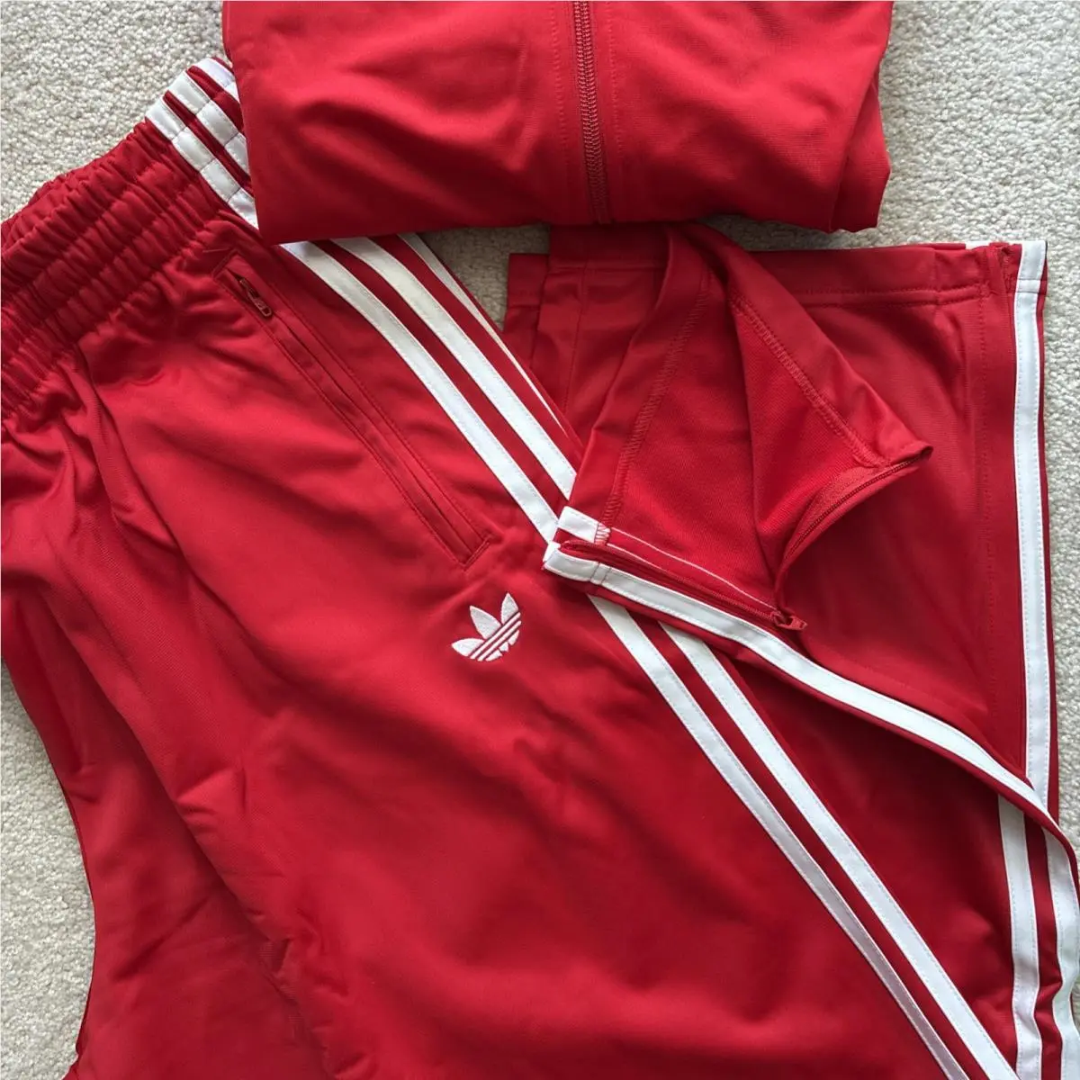 Adidas clothing - adidas Originals Adicolor Firebird - Originals Adicolor Firebird - Red 0