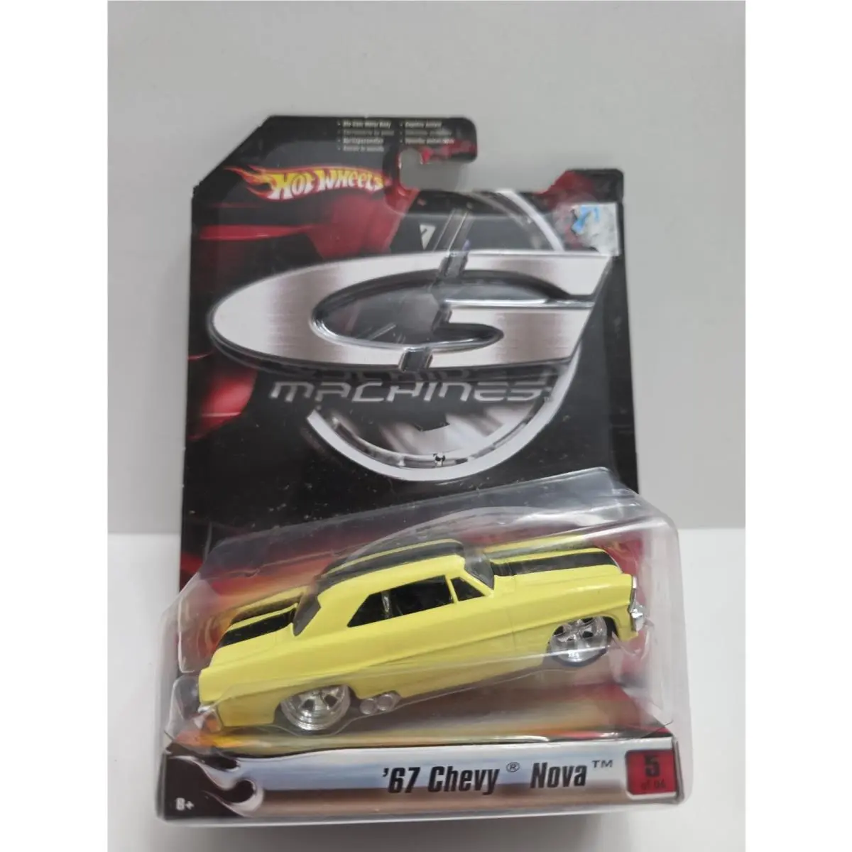 Hot Wheels G Machines `67 Chevy Nova Yellow 2006 Editions Series 1