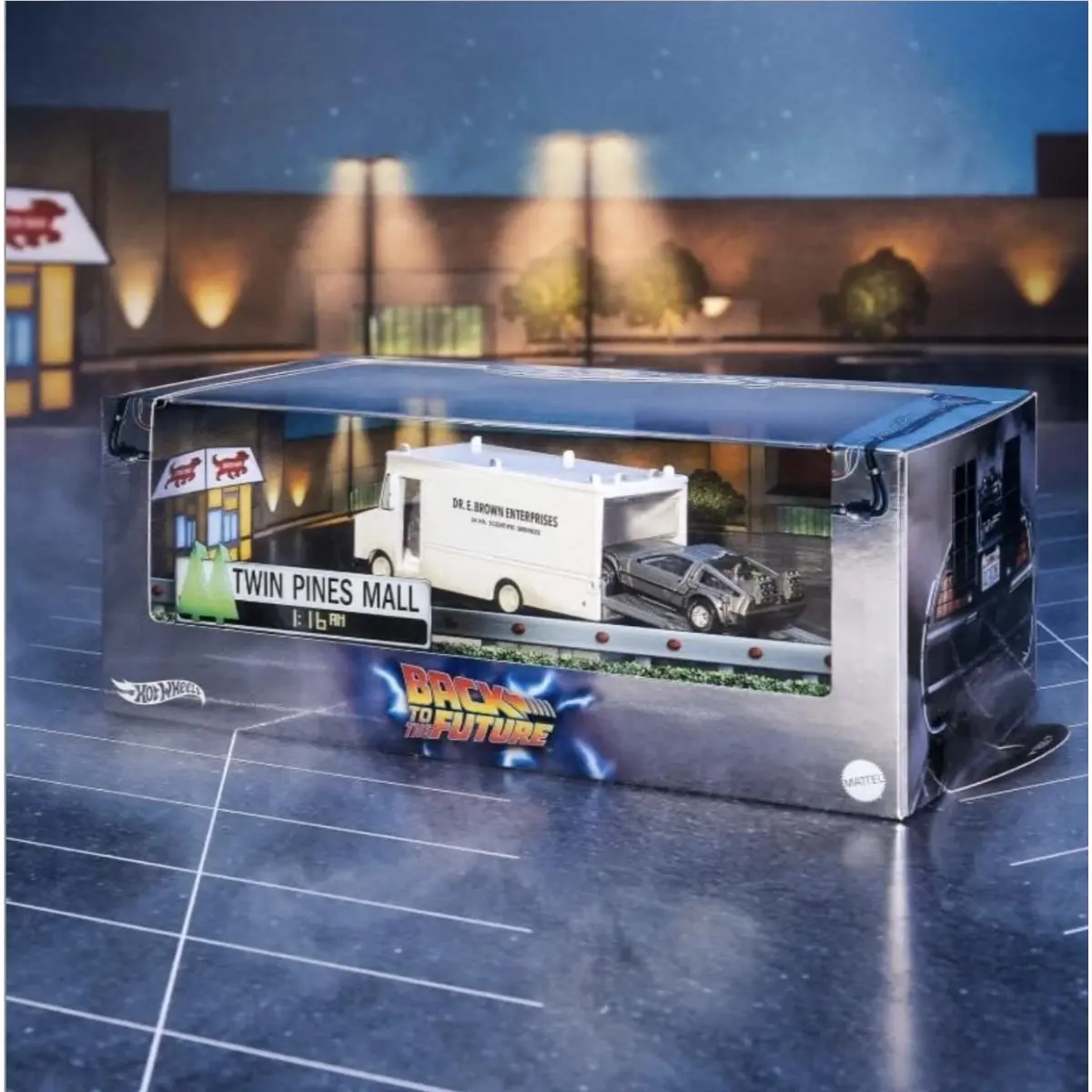 Mattel x Hot Wheels Back to The Future 40th Anniversary Set Limited Edition