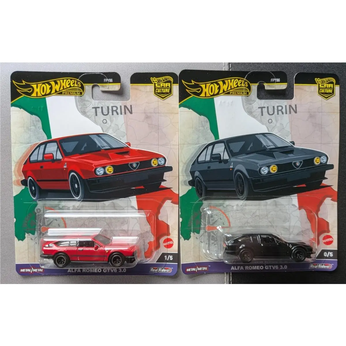Hot Wheels Car Culture Alfa Romeo GTV6 3.0 Chase 0/5 Mainline 1/5