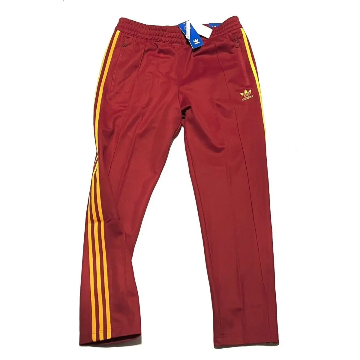 Adidas HK7401 Beckenbauer Spain Track Pants Mens Sz 2XL Xxl Red FB Nation
