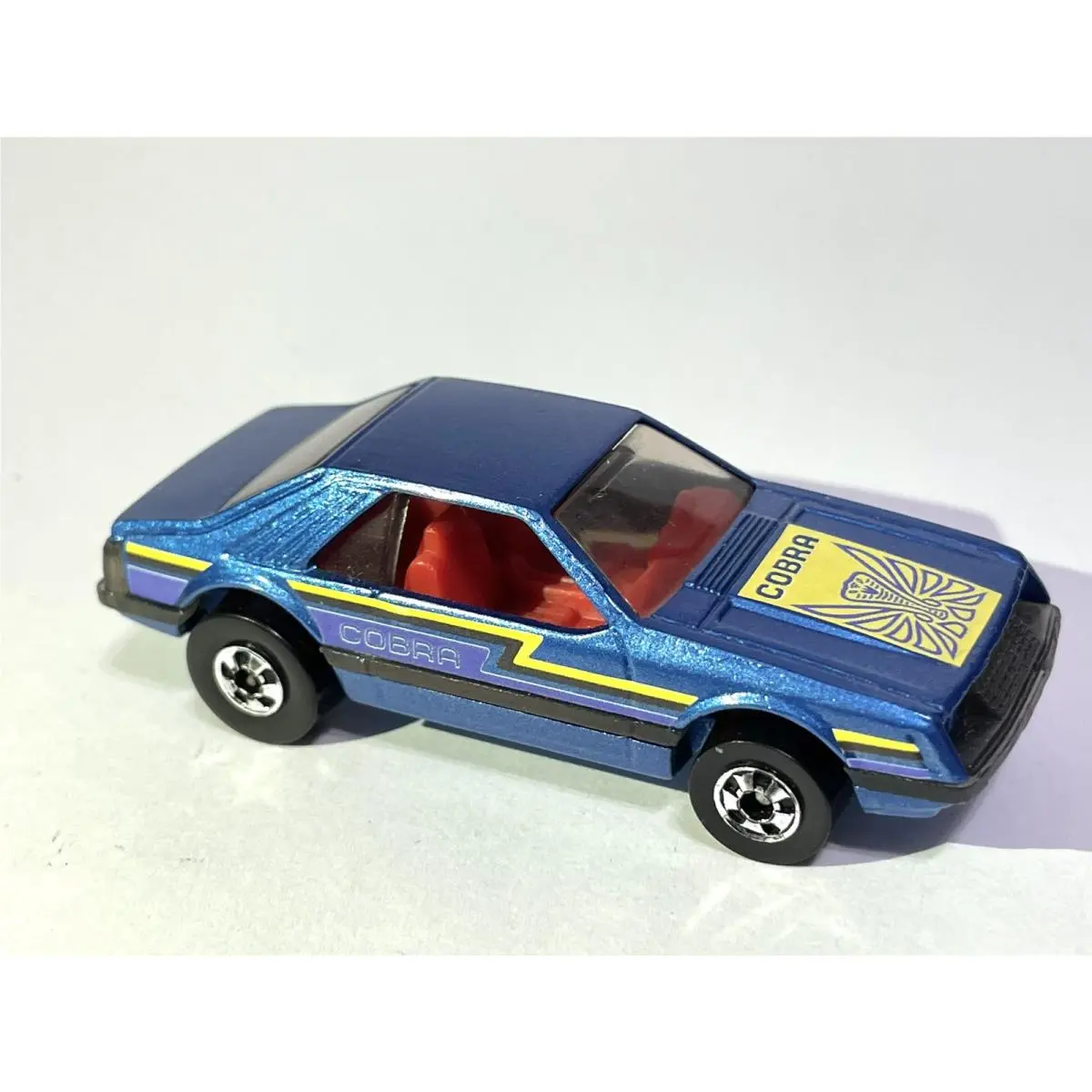 Custom Made Vintage 1979 Hot Wheels Turbo Mustang Cobra Rare Blue