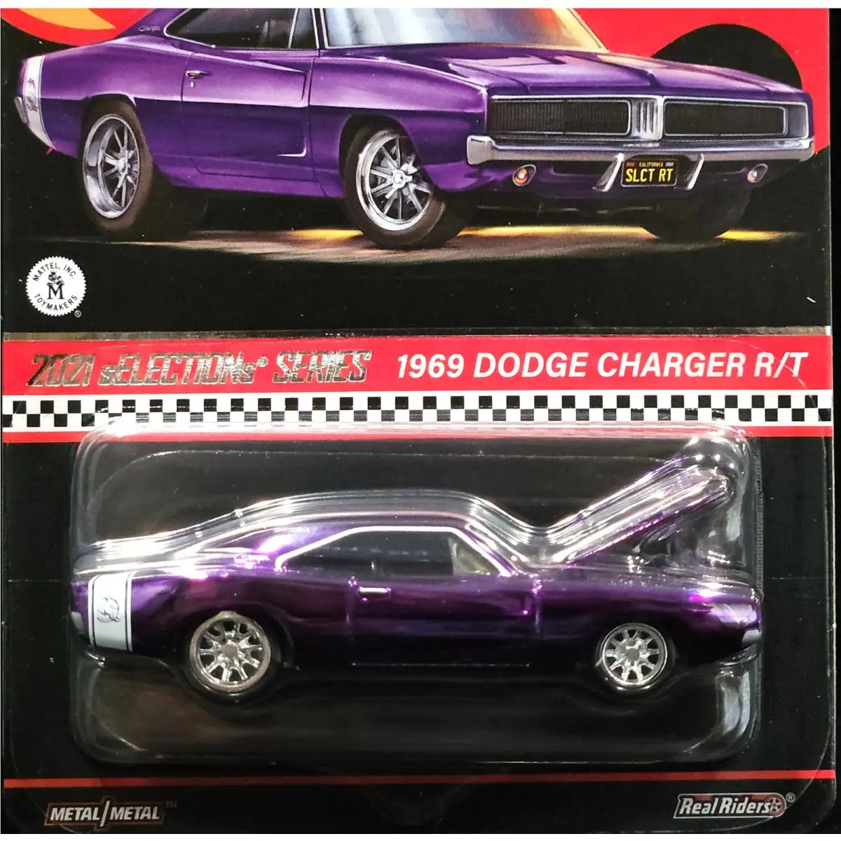 Hot Wheels 69 1969 Dodge Charger R/t 2021 Rlc Selections Red Line Club Car Purpl