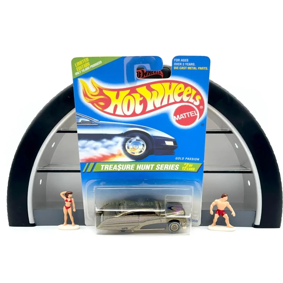 Hot Wheels 1995 Treasure Hunt Series Gold Passion Nice W/protector