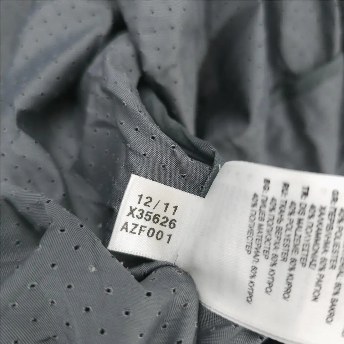 Adidas clothing - Te Perf Jacket - Perf Jacket - Gray 9