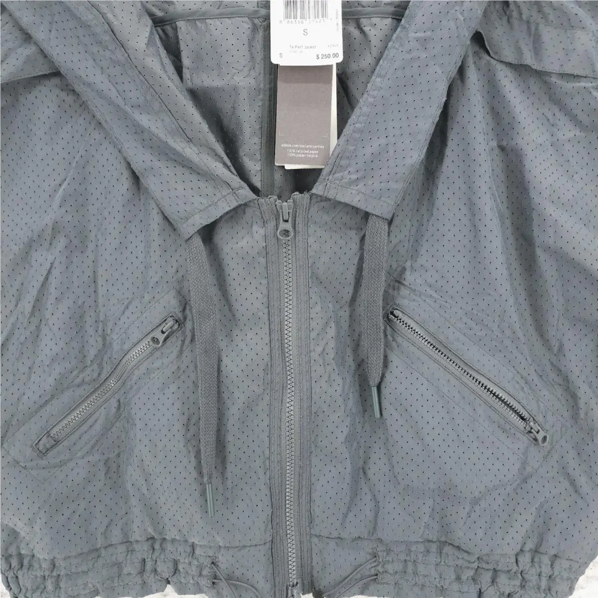 Adidas clothing - Te Perf Jacket - Perf Jacket - Gray 1