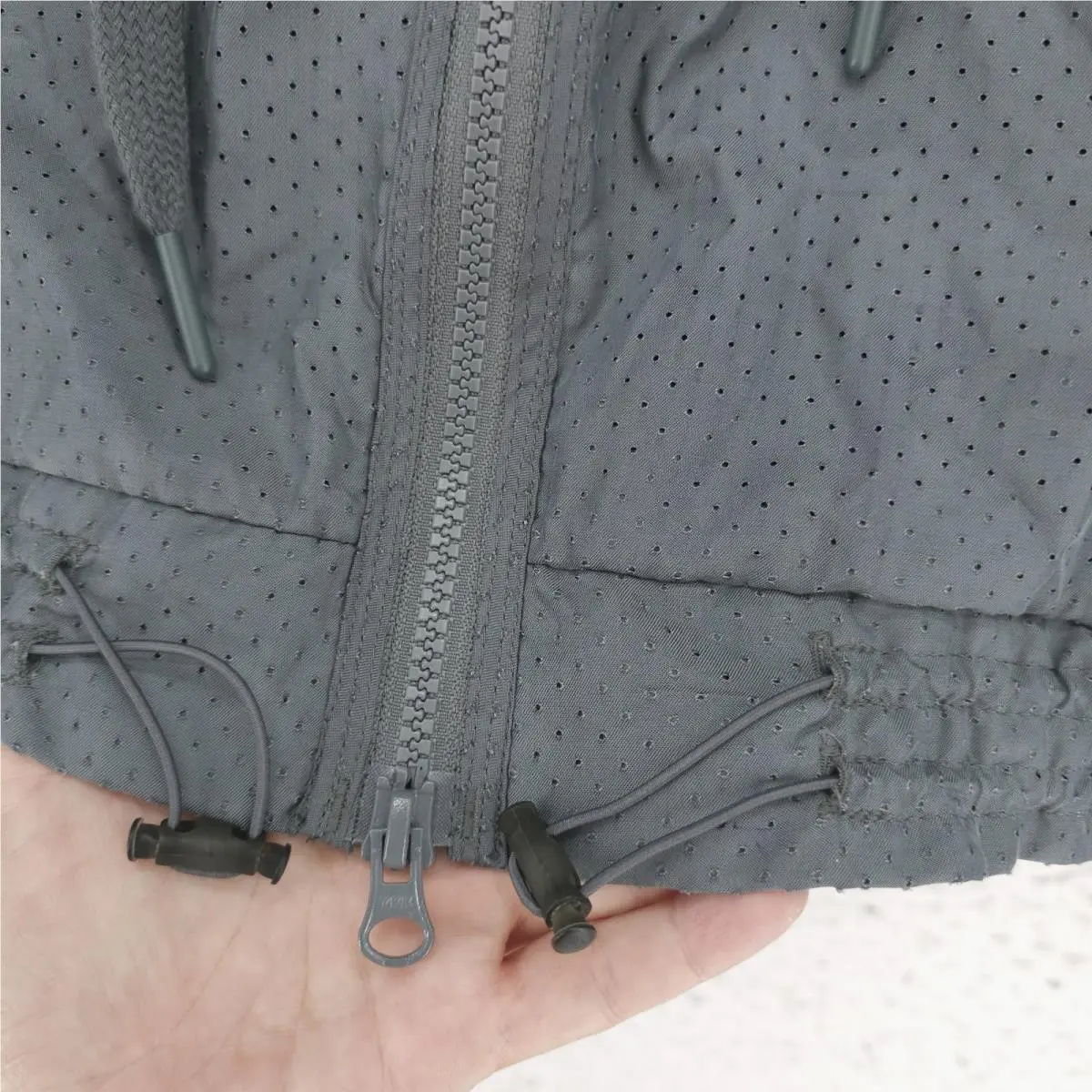 Adidas clothing - Te Perf Jacket - Perf Jacket - Gray 2