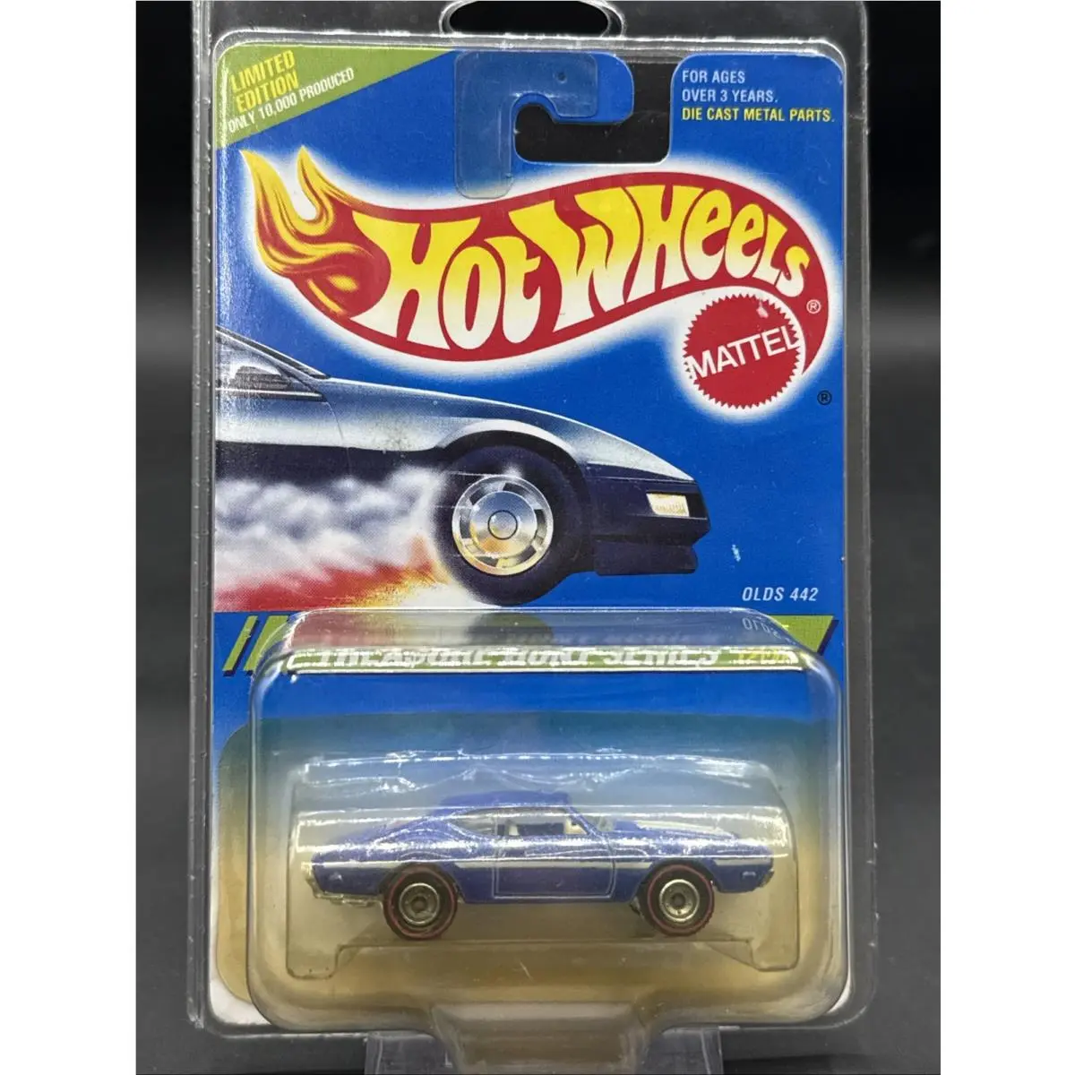 1995 Hot Wheels Treasure Hunt 1/12 Blue Olds 442 Only 10 000 Made Many More