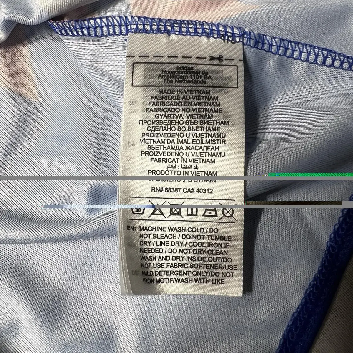 Adidas clothing - Blue 5