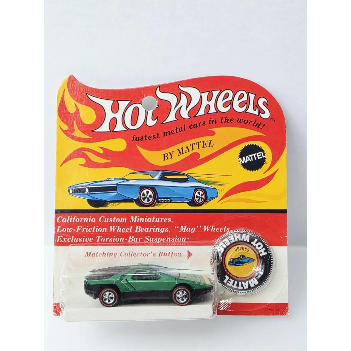 Hot Wheels Redline Carabo In Green Very Nice