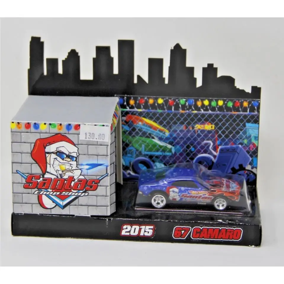 Hot Wheels Boxman Custom ‘67 Chevy Camaro 3 Of 4 Real Riders Santas Chop Shop