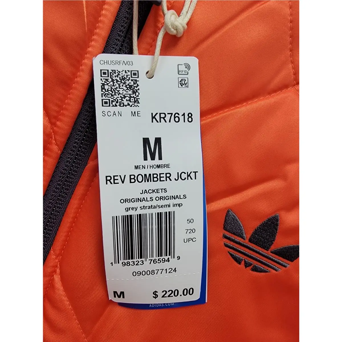 Adidas clothing - KR7618 - KR7618 - Gray, Orange 3