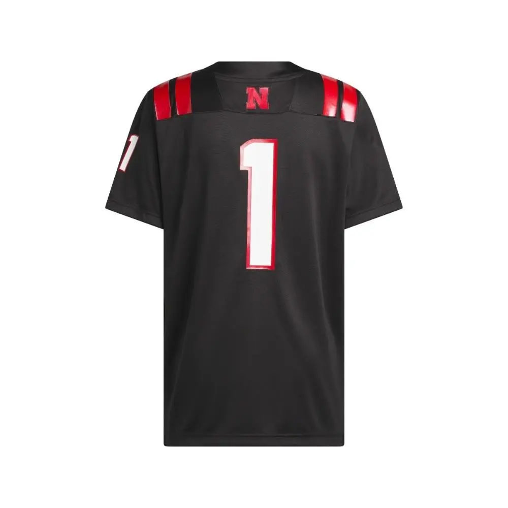 Adidas clothing - adidas Premier Nebraska Strategy Uniform - SB1158-KR8873 - Black (UPC: 198338372194) 0
