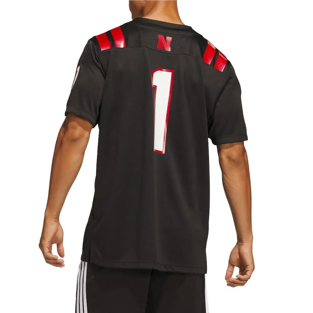 Adidas clothing - adidas Premier Nebraska Strategy Uniform - SB1158-KR8873 - Black (UPC: 198338372194) 2