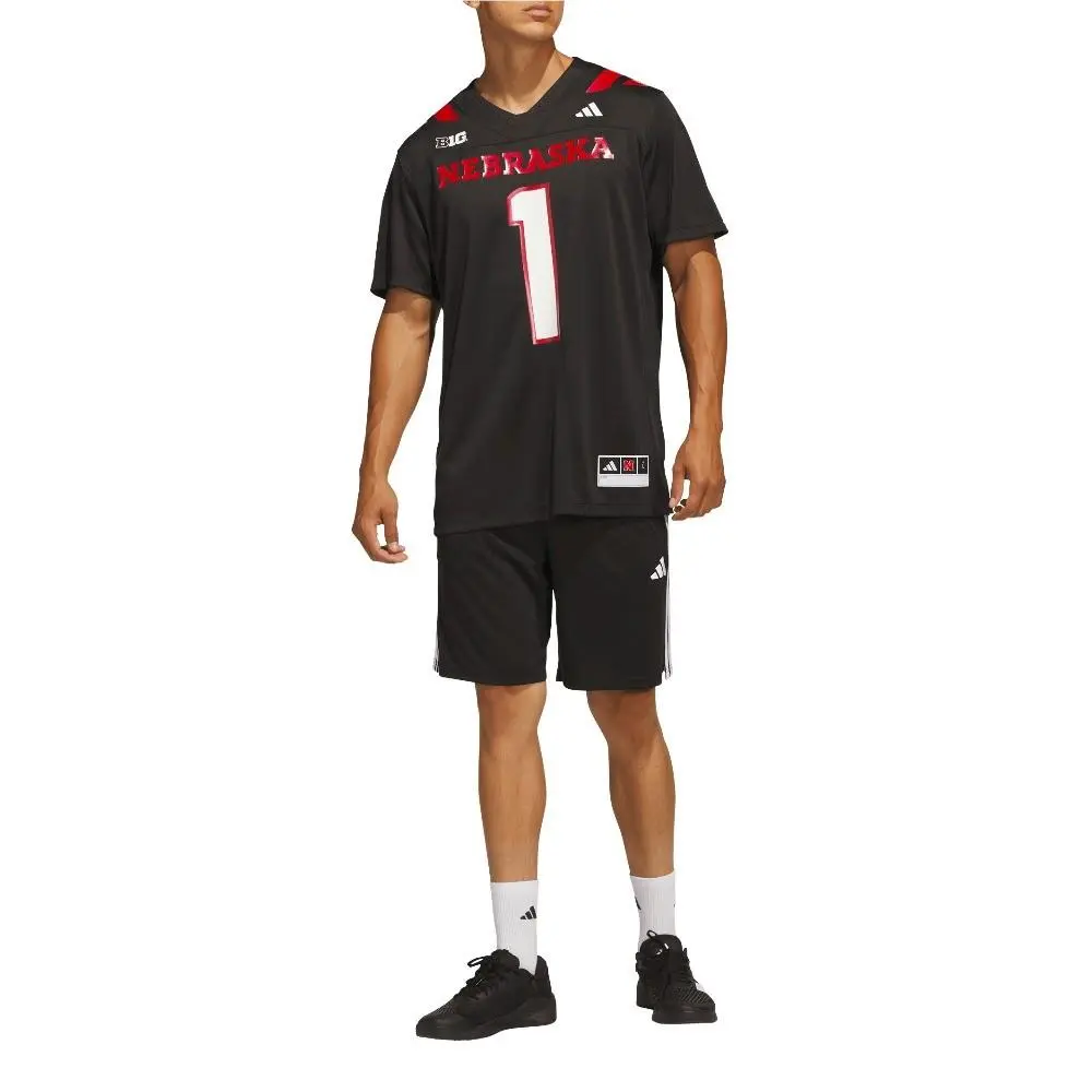 Adidas clothing - adidas Premier Nebraska Strategy Uniform - SB1158-KR8873 - Black (UPC: 198338372194) 3