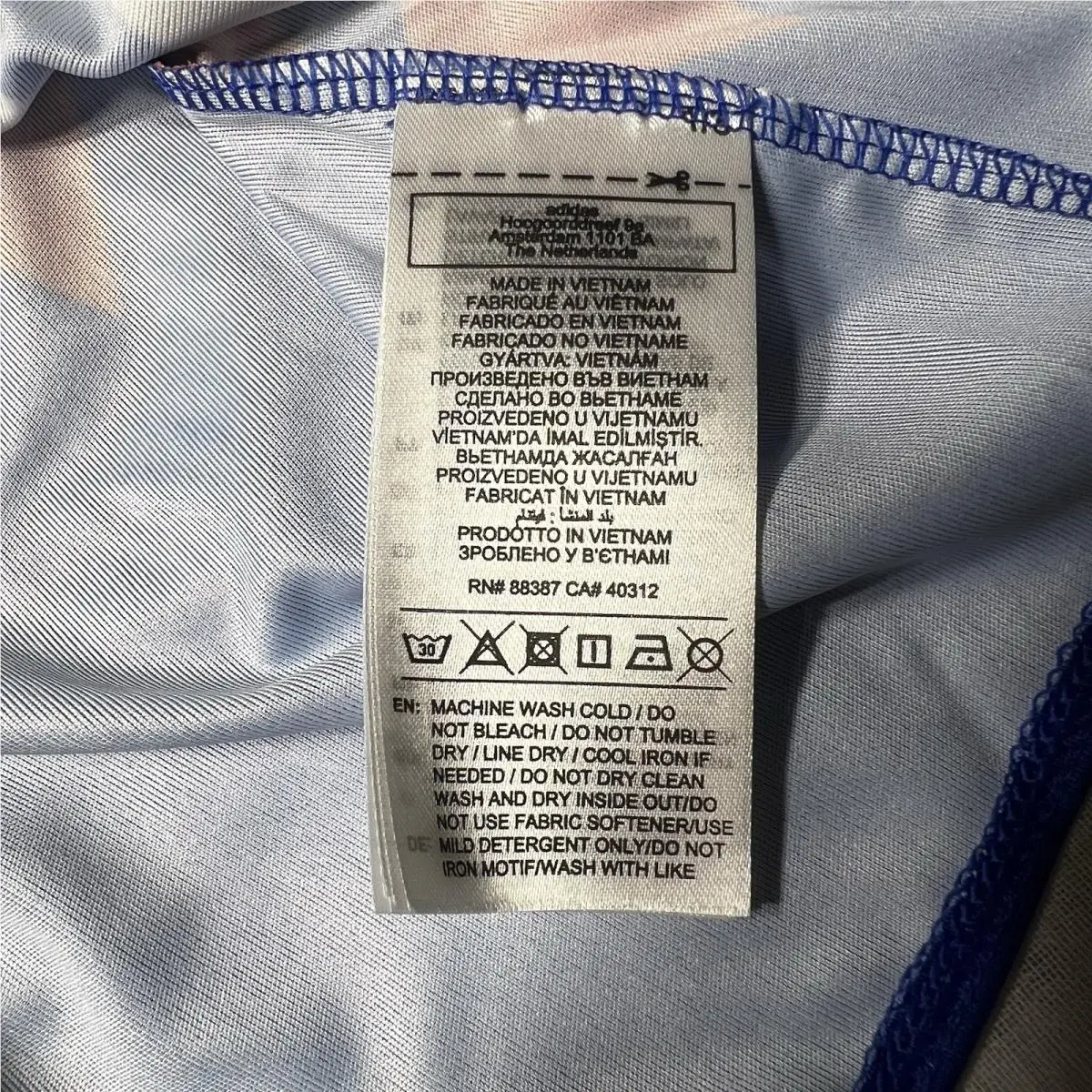 Adidas clothing - Blue 7