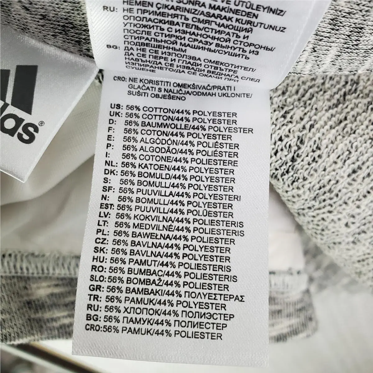 Adidas clothing - mens size full zip water wind resistant warmup windbreaker track trefoil originals stripe sample deadstock nwt hooded hoodie short sleeve sweatshirt basketball - Gray 13