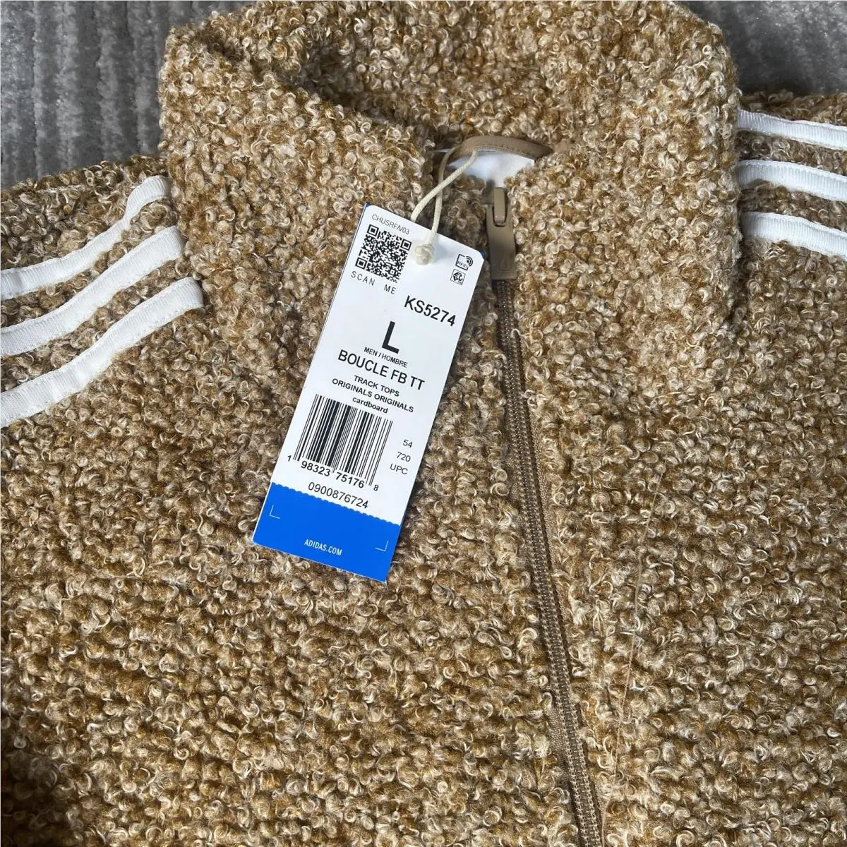 Adidas clothing - adidas Boucle FB TT - Boucle - Beige 4