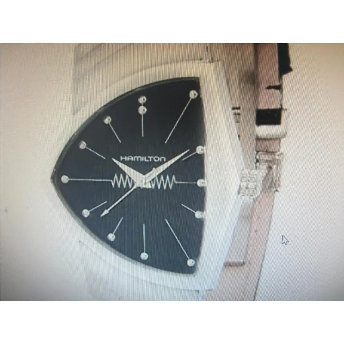 Hamilton Ventura Men`s Watch Quartz Sapphire S/s Leather Swiss H24411732