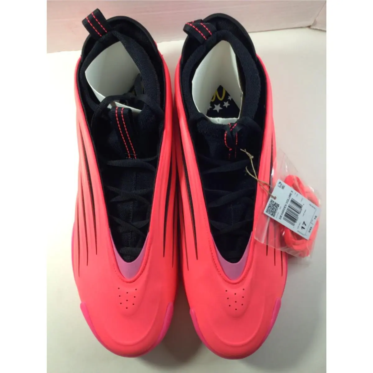 Adidas shoes - adidas SM Harden Volume 9 - JR6436 - Signal Pink/Core Black/Lucid Pink (UPC: 197622396359) 1