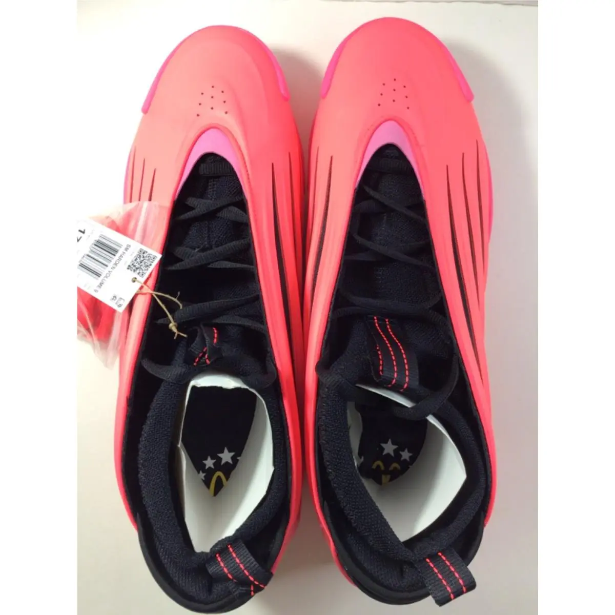 Adidas shoes - adidas SM Harden Volume 9 - JR6436 - Signal Pink/Core Black/Lucid Pink (UPC: 197622396359) 5