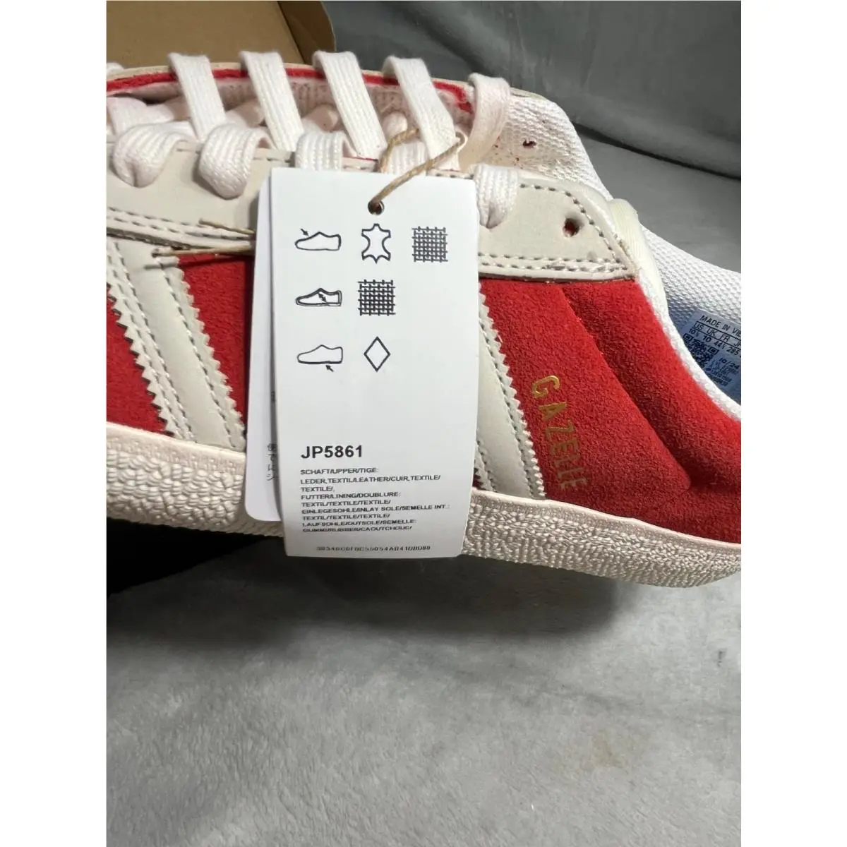 Adidas shoes - adidas Gazelle - Gazelle - JP5861 - Red 11