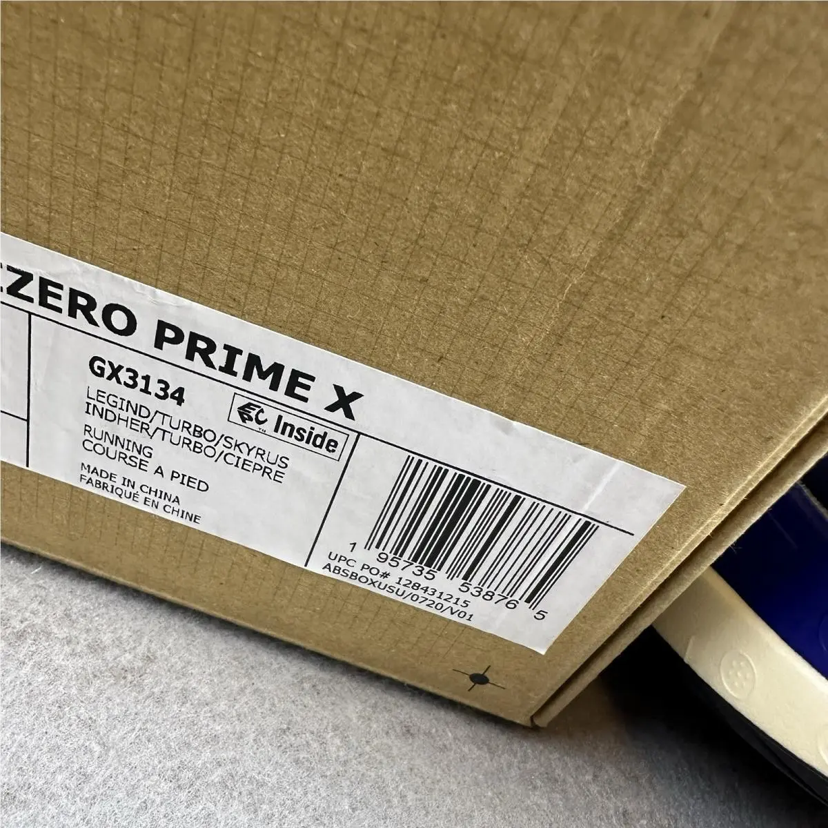 Adidas shoes - adidas Adizero Prime X - Adizero Prime - GX3134 - Blue 7