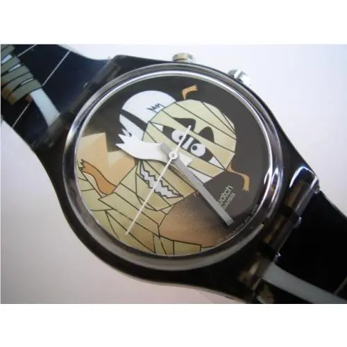 Mummia Special Halloween Loomi Glow In The Dark  Nib-rare by Swatch