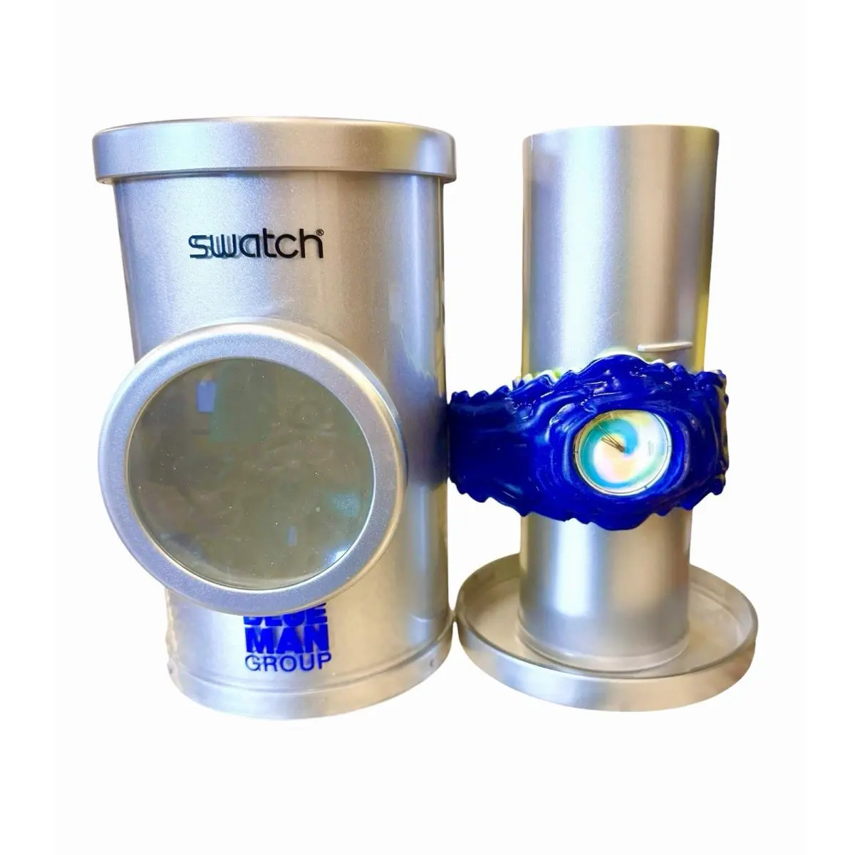 Watch Paint In Blue SUJZ101 2006 Numbered Edition Swiss Made Quartz Lume by Swatch