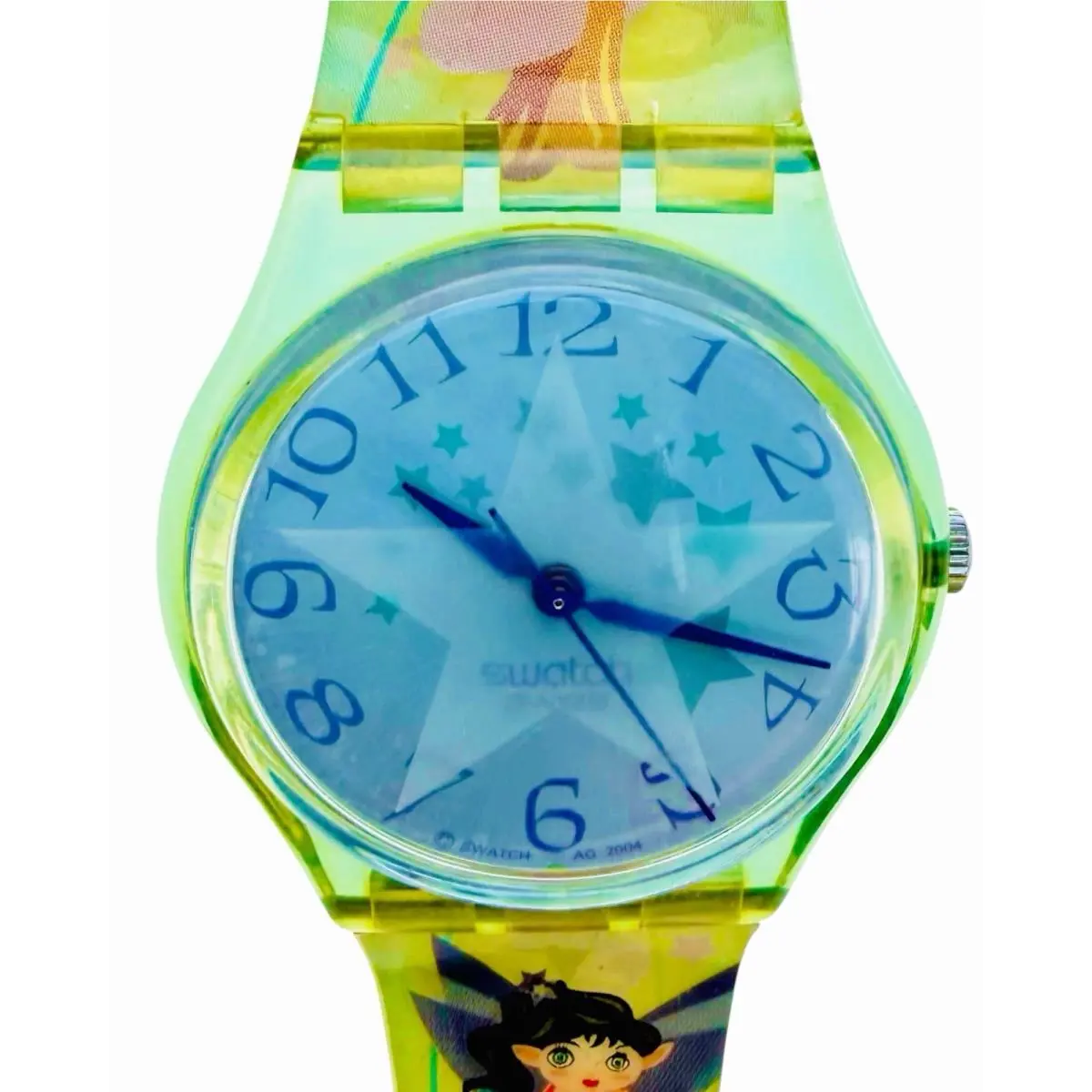 Swatch Watch Enchant Me GN220 Standard Gents 2005 34mm Fairy Theme Swiss Quartz